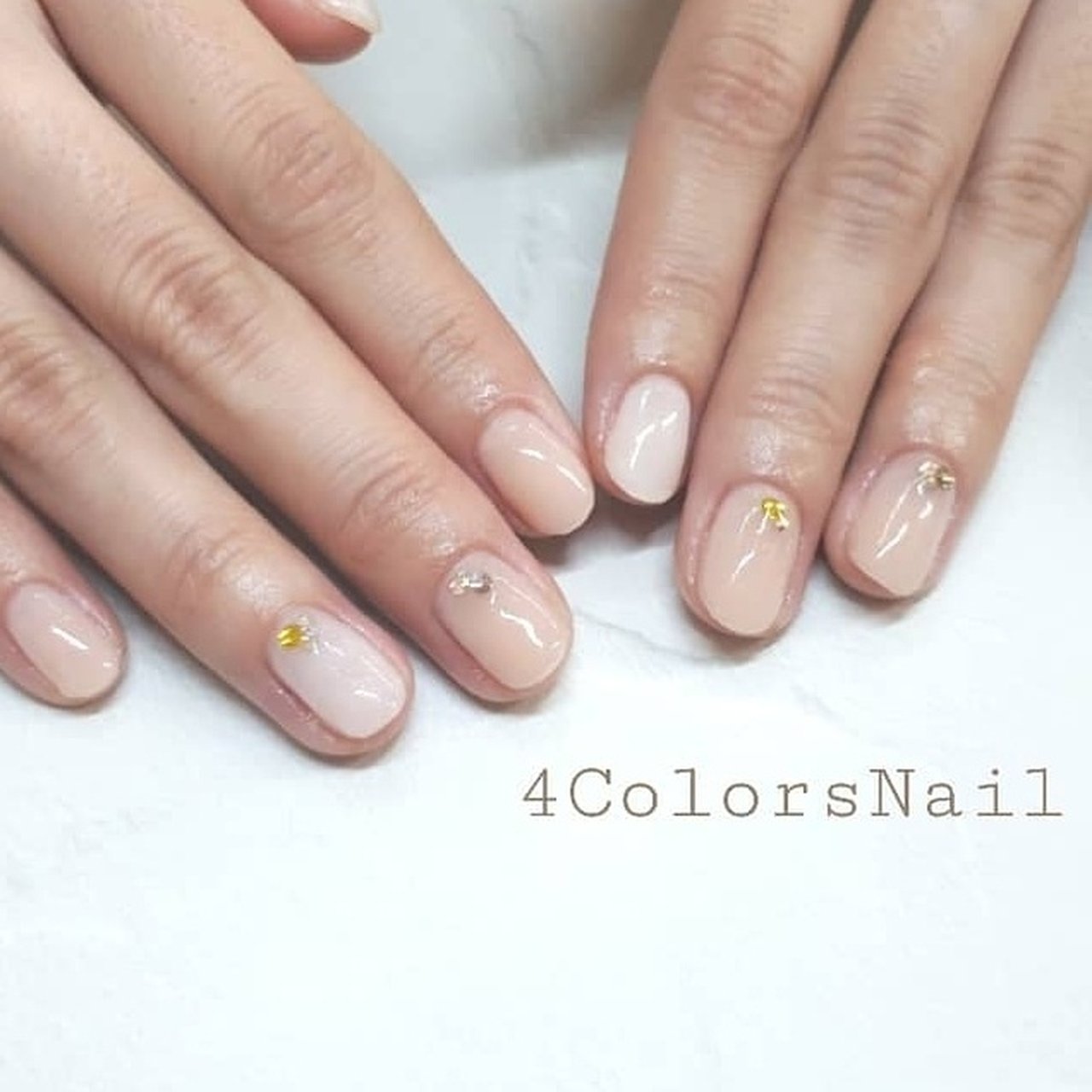 春 夏 オフィス ハンド シンプル 4colors Nailのネイルデザイン No ネイルブック