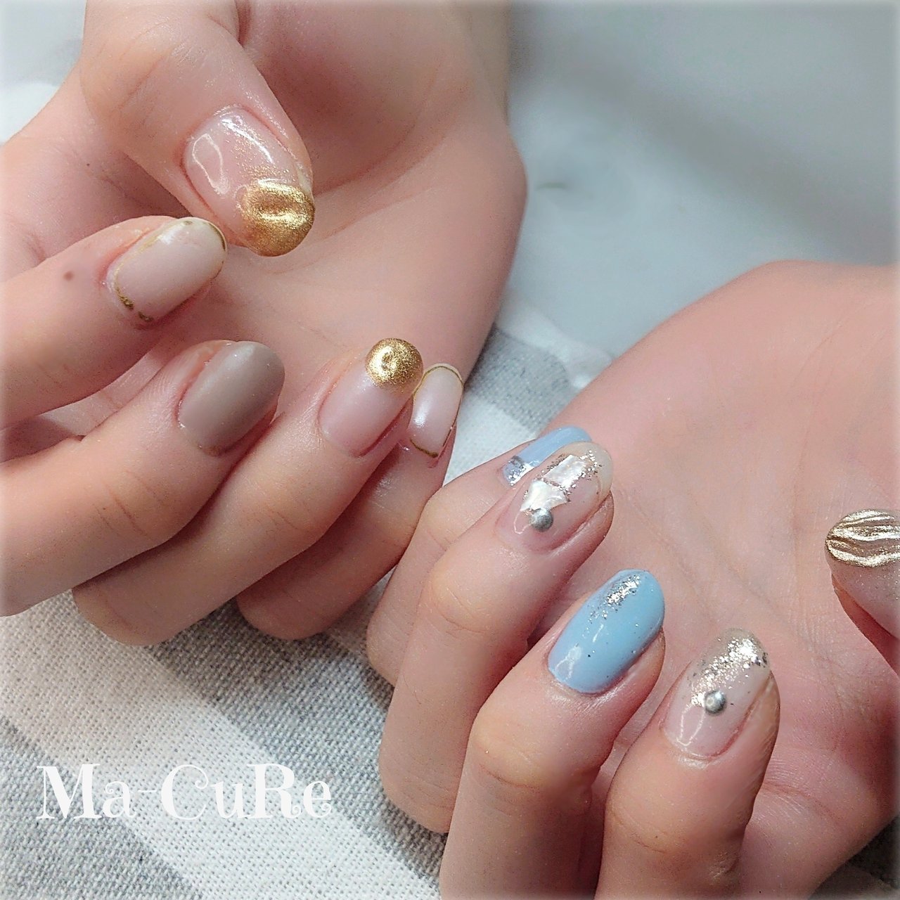 春 夏 海 リゾート ハンド Ma Cureのネイルデザイン No ネイルブック