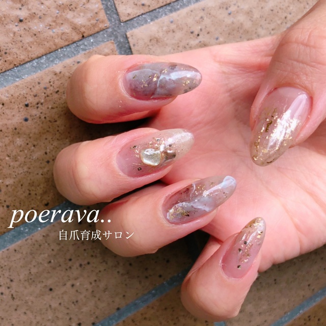 自爪育成サロン poerava..｜茅野のネイルサロン｜ネイルブック