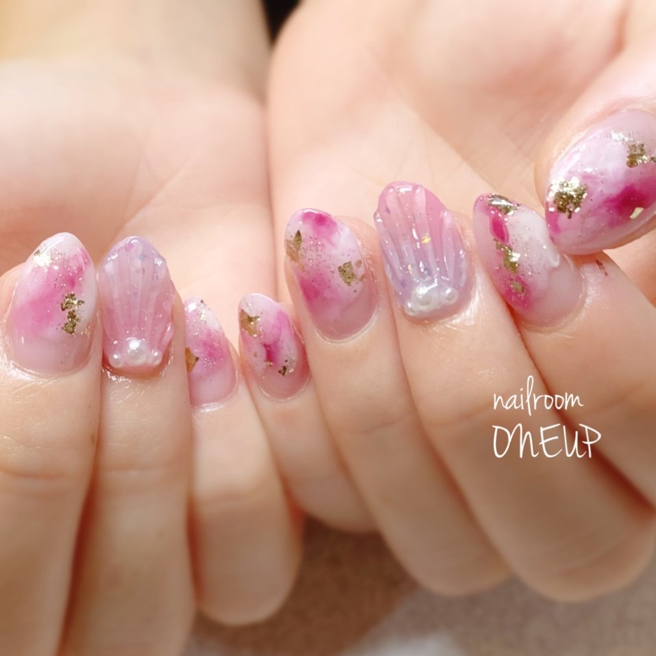 夏 ハンド ジェル お客様 Nail Room One Upのネイルデザイン No ネイルブック