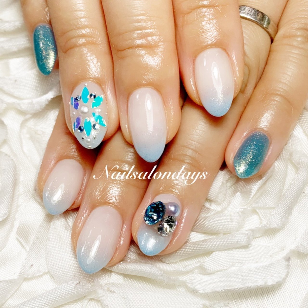 夏 梅雨 七夕 海 ハンド Nail Salon Daysのネイルデザイン No ネイルブック