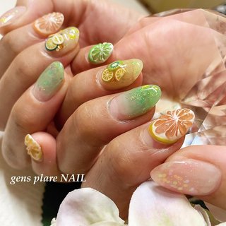 親指ペディチップ　ぷっくりフルーツ　夏　うるうる 親指ペディチップ ぷっくりフルーツ 夏 うるうる