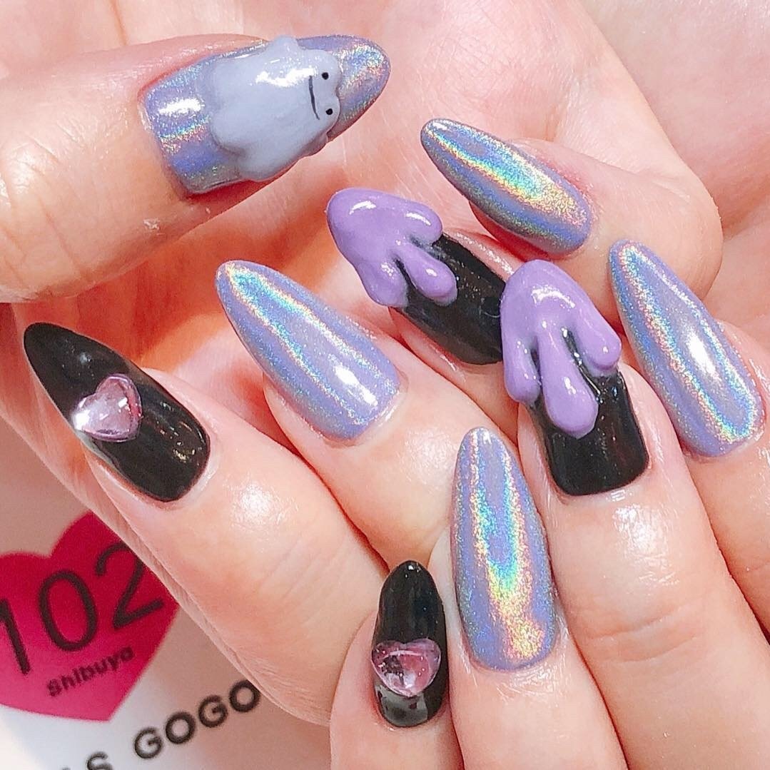 夏 オールシーズン ハンド 痛ネイル キャラクター Nailsgogo Shibuya Nailsalonのネイルデザイン No ネイルブック