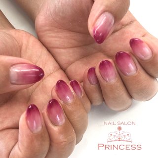 赤紫ネイルのネイルデザイン 2ページ目 ネイルブック