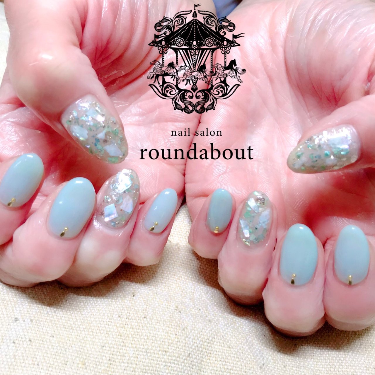 夏 旅行 梅雨 海 ハンド Yuko Nail Salon Roundabout のネイルデザイン No ネイルブック