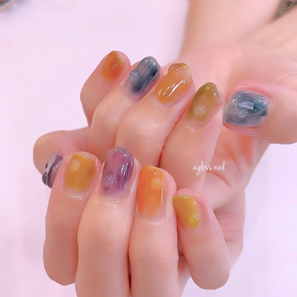 春 夏 秋 冬 ハンド Agloss Nailのネイルデザイン No ネイルブック