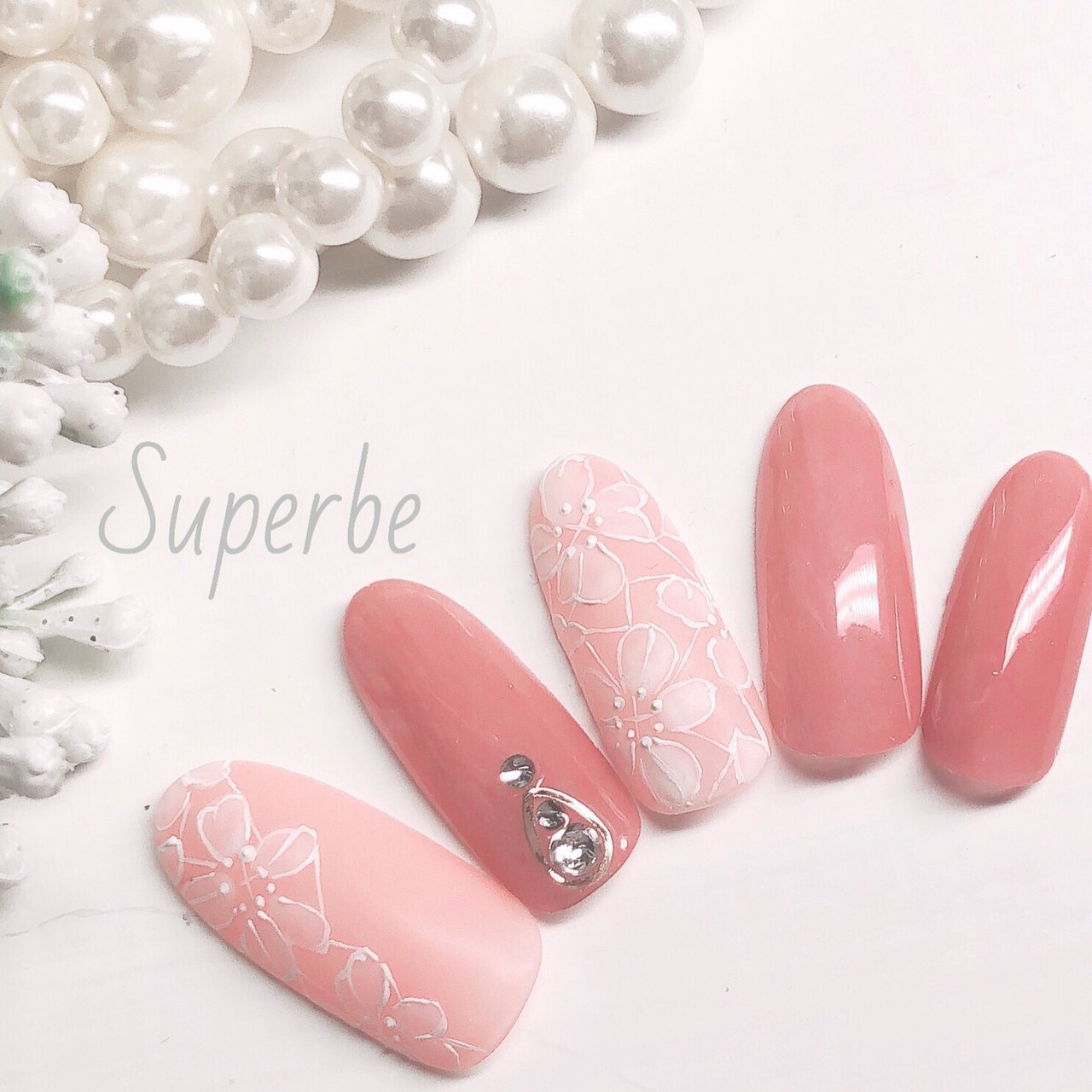 オールシーズン 入学式 オフィス デート ハンド シュペーブ のネイルデザイン No ネイルブック