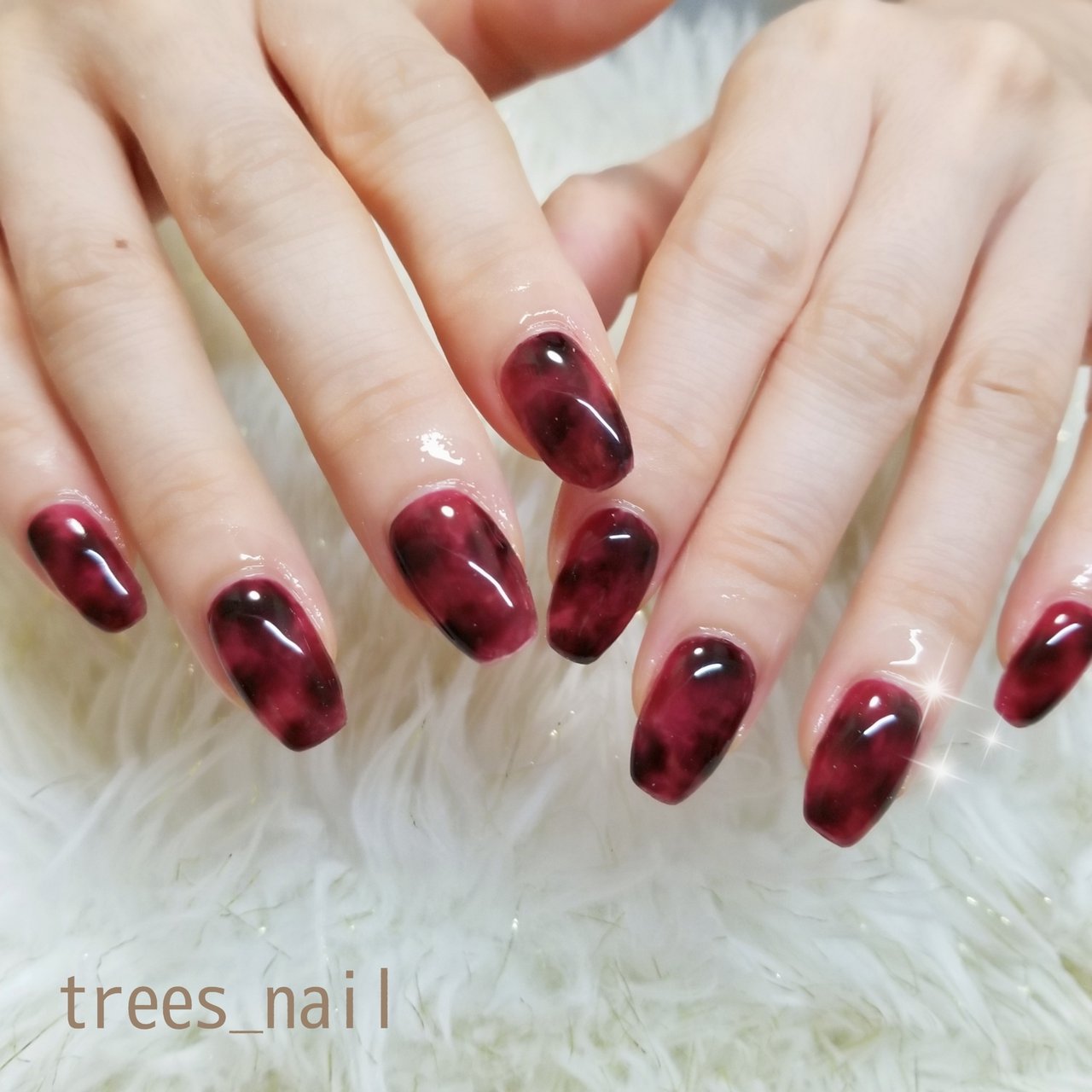 秋 ライブ パーティー 女子会 ハンド Trees Nailのネイルデザイン No ネイルブック