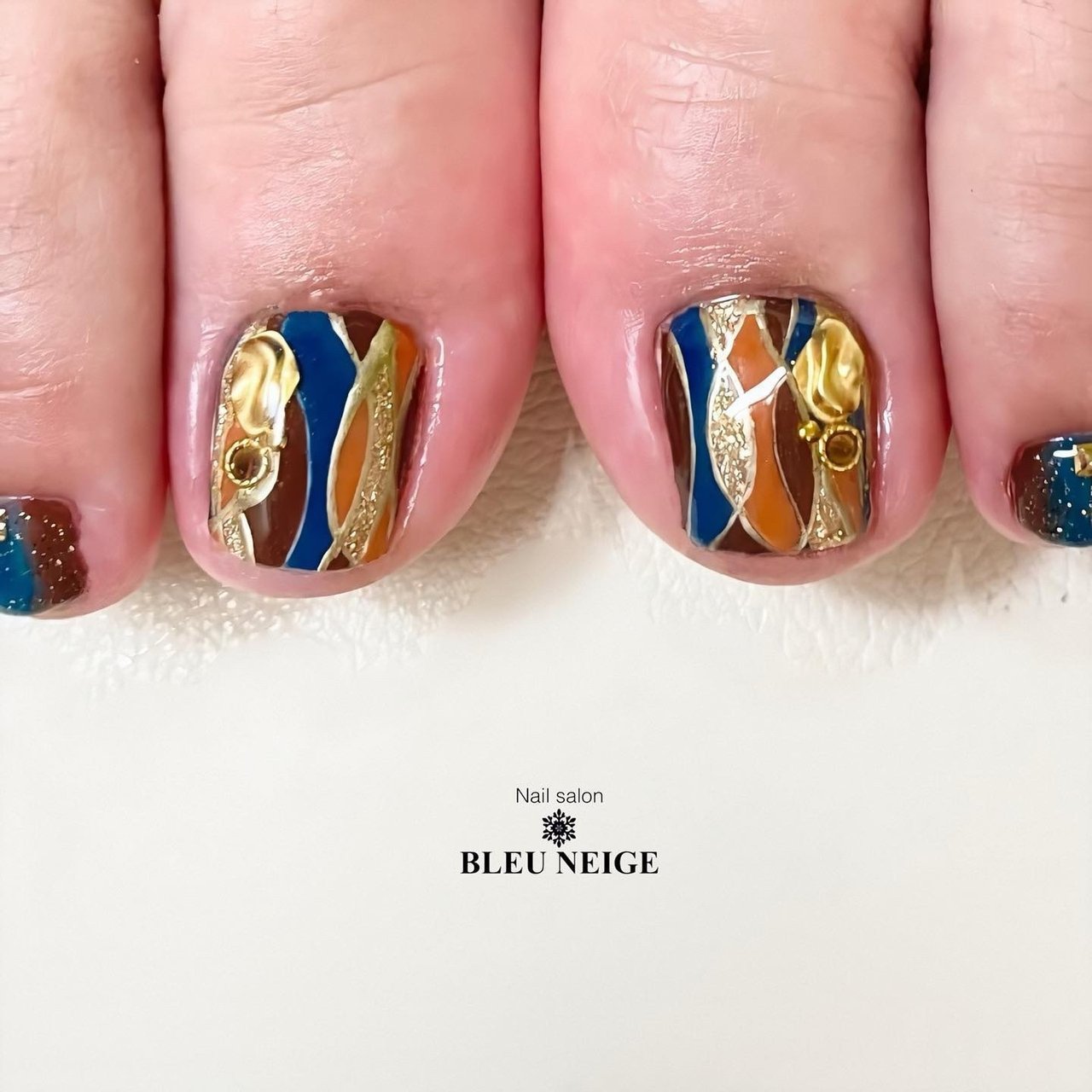 夏 秋 冬 リゾート フット Yuumi Mizunoのネイルデザイン No ネイルブック