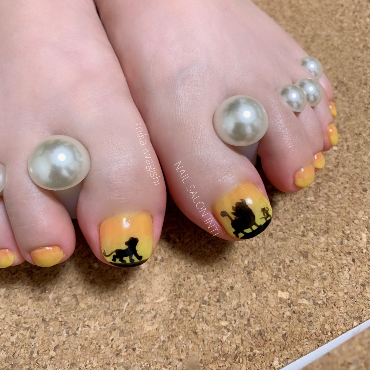 夏 オールシーズン 旅行 デート フット Nailsalon Inti 岩岸美華 のネイルデザイン No ネイルブック