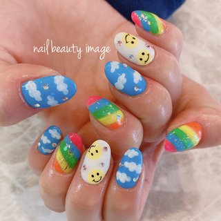 21年 新着順 ビビッド スマイルのネイルデザイン ネイルブック