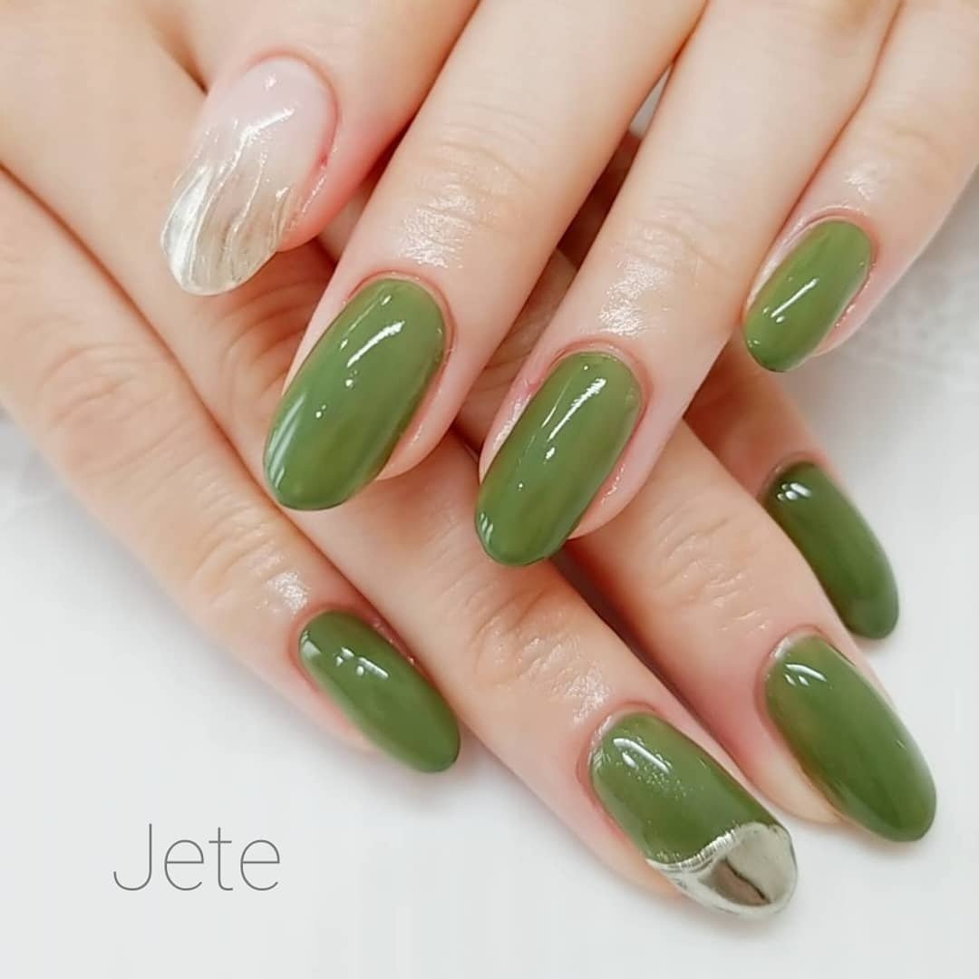 夏 オールシーズン ハンド シンプル ワンカラー Nail Jete19のネイルデザイン No ネイルブック