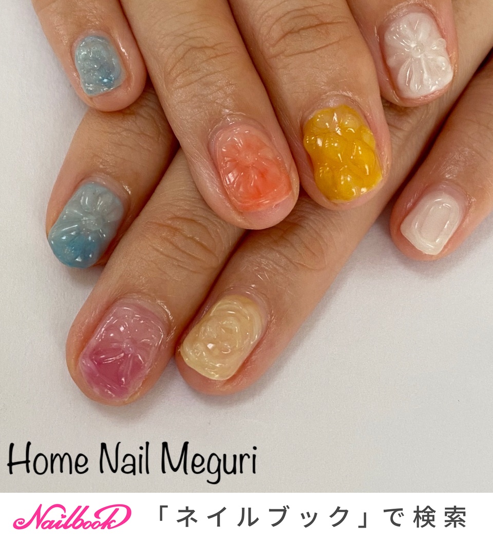 Home Nail Meguriのネイルデザイン[No.5426108]｜ネイルブック