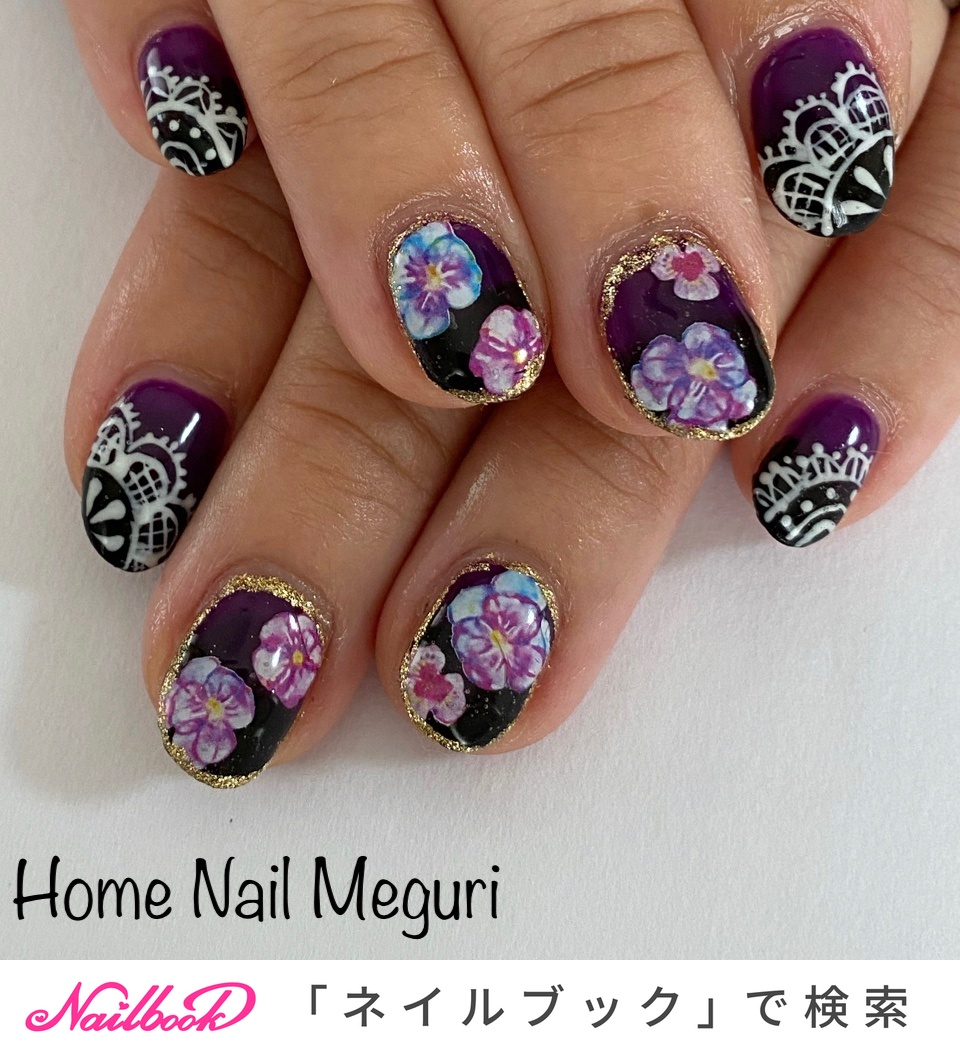 Home Nail Meguriのネイルデザイン No ネイルブック