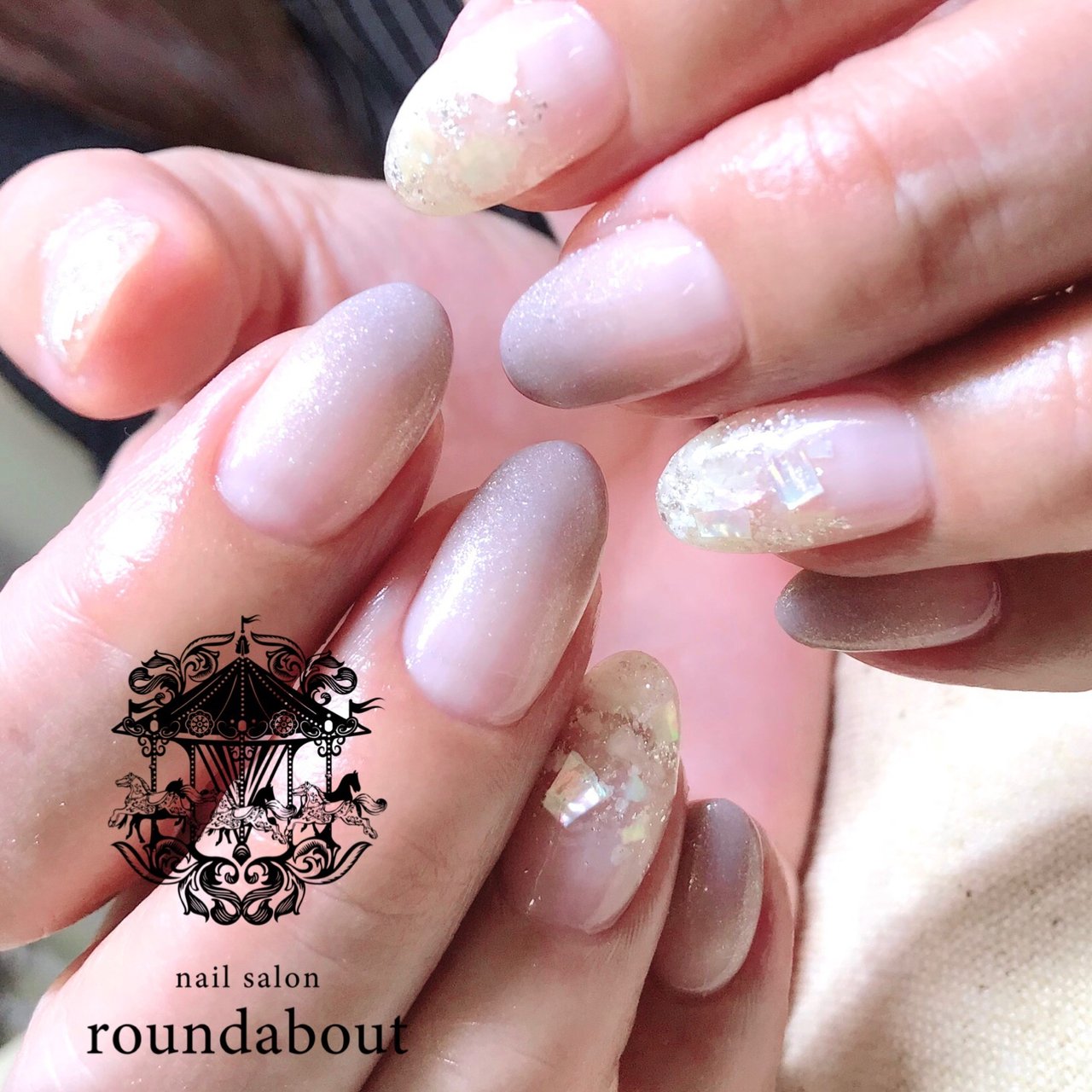 春 夏 梅雨 オフィス ハンド Yuko Nail Salon Roundabout のネイルデザイン No ネイルブック