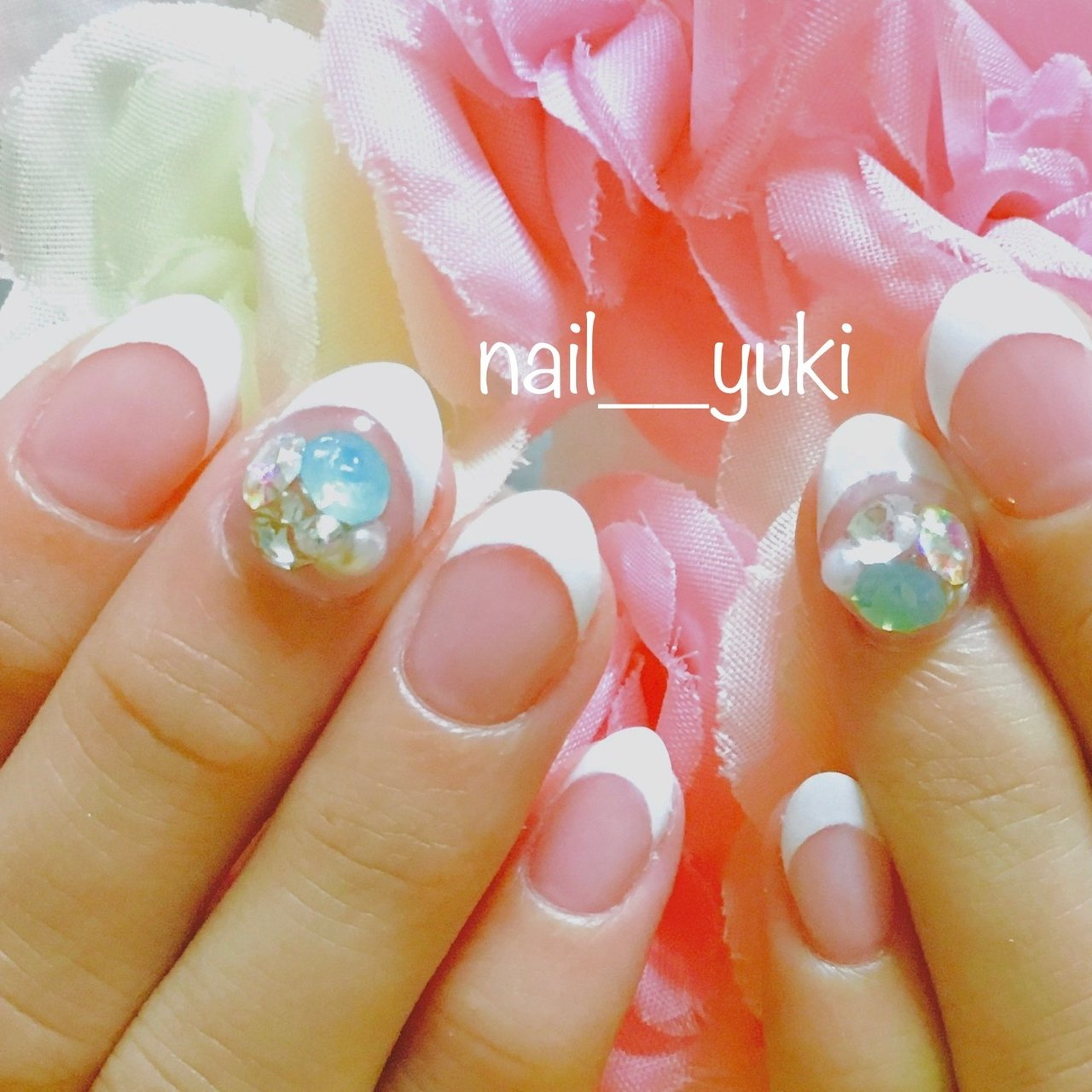 春 オールシーズン ブライダル パーティー ハンド Yukiのネイルデザイン No ネイルブック