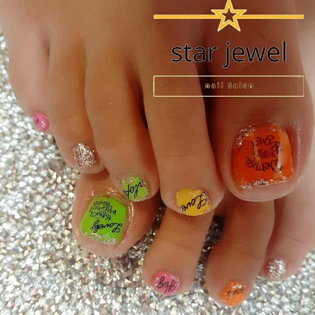 フット Star Jewelのネイルデザイン No ネイルブック