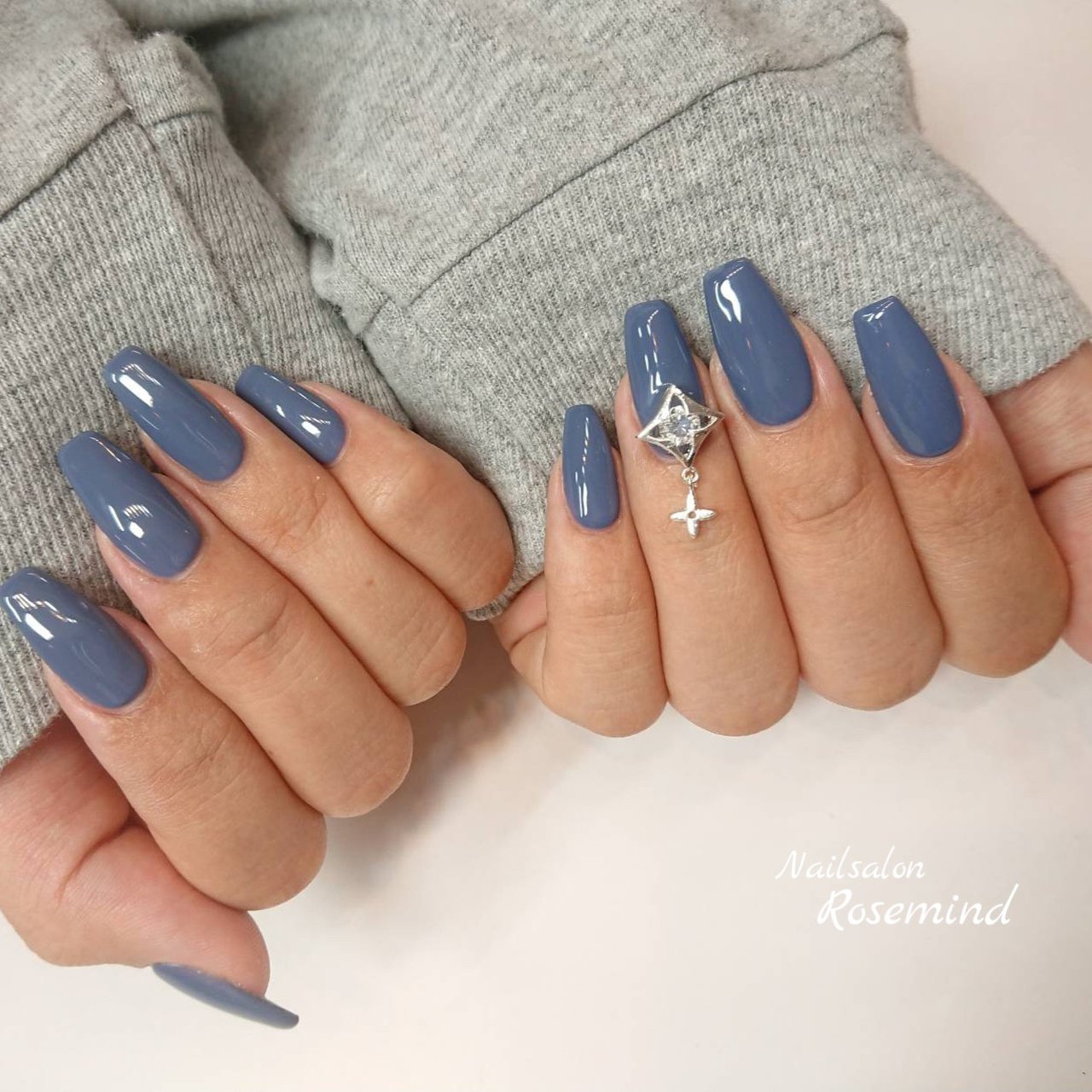 オールシーズン パーティー デート ハンド ワンカラー Nail Rosemindのネイルデザイン No ネイルブック