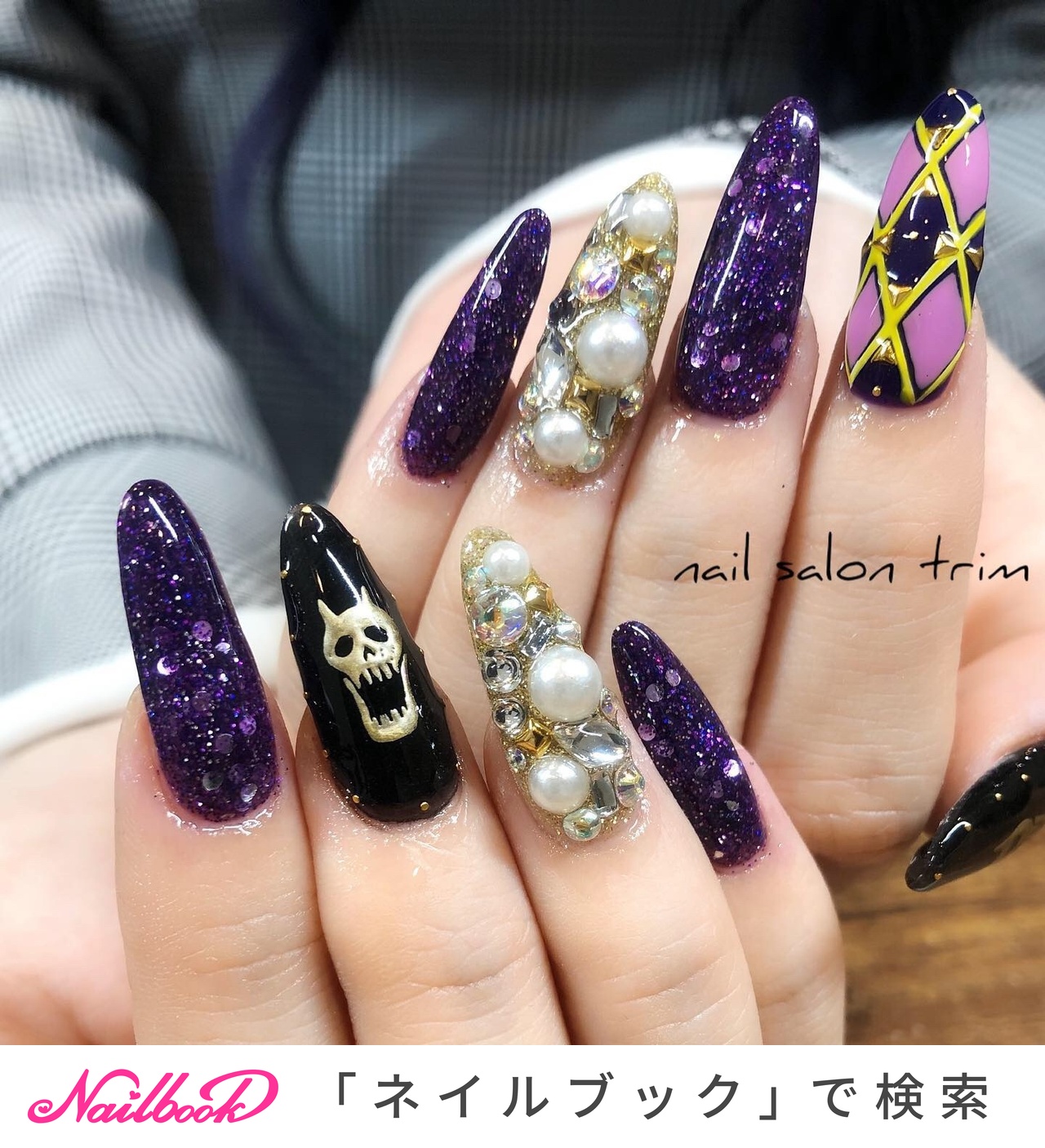 オールシーズン ライブ ハンド ラメ 痛ネイル Hito3nのネイルデザイン No ネイルブック