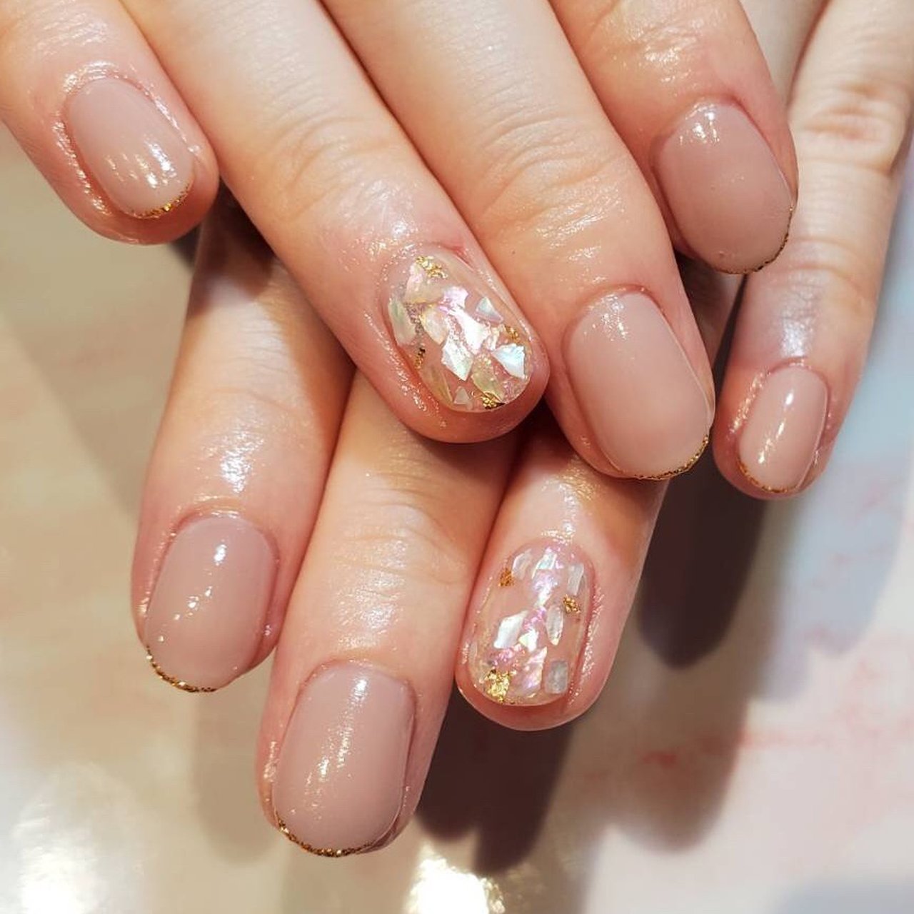 春 夏 オールシーズン オフィス ハンド Irisnailのネイルデザイン No ネイルブック