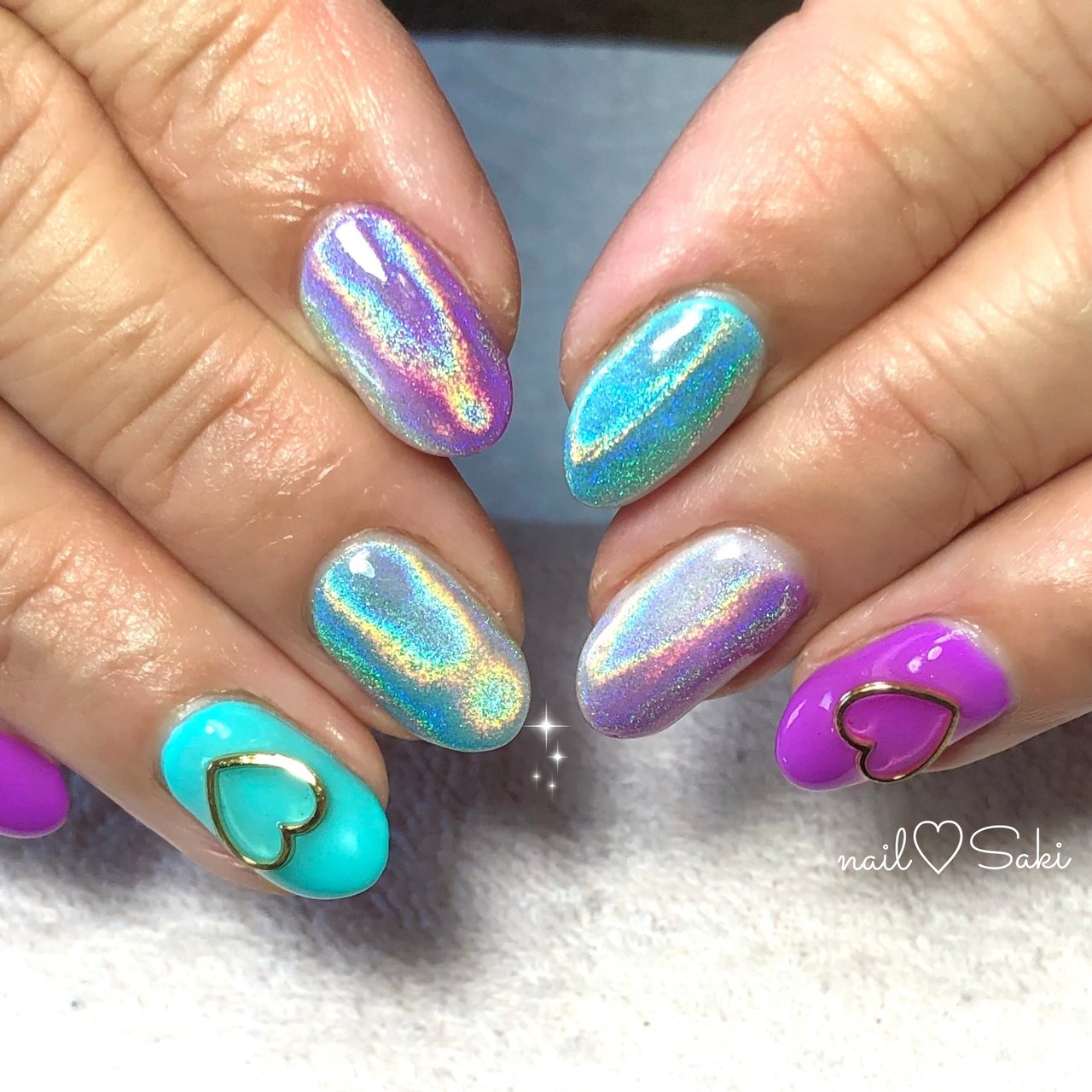 夏 海 リゾート ハンド グラデーション Nail Sakiのネイルデザイン No ネイルブック