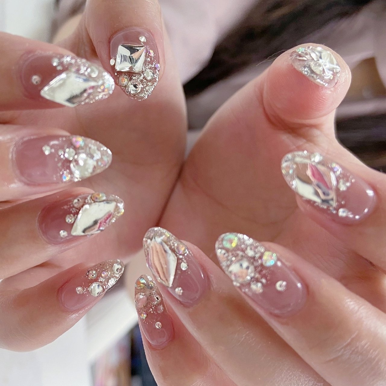 夏 ブライダル パーティー デート ハンド メロディービューティーサロンのネイルデザイン No ネイルブック