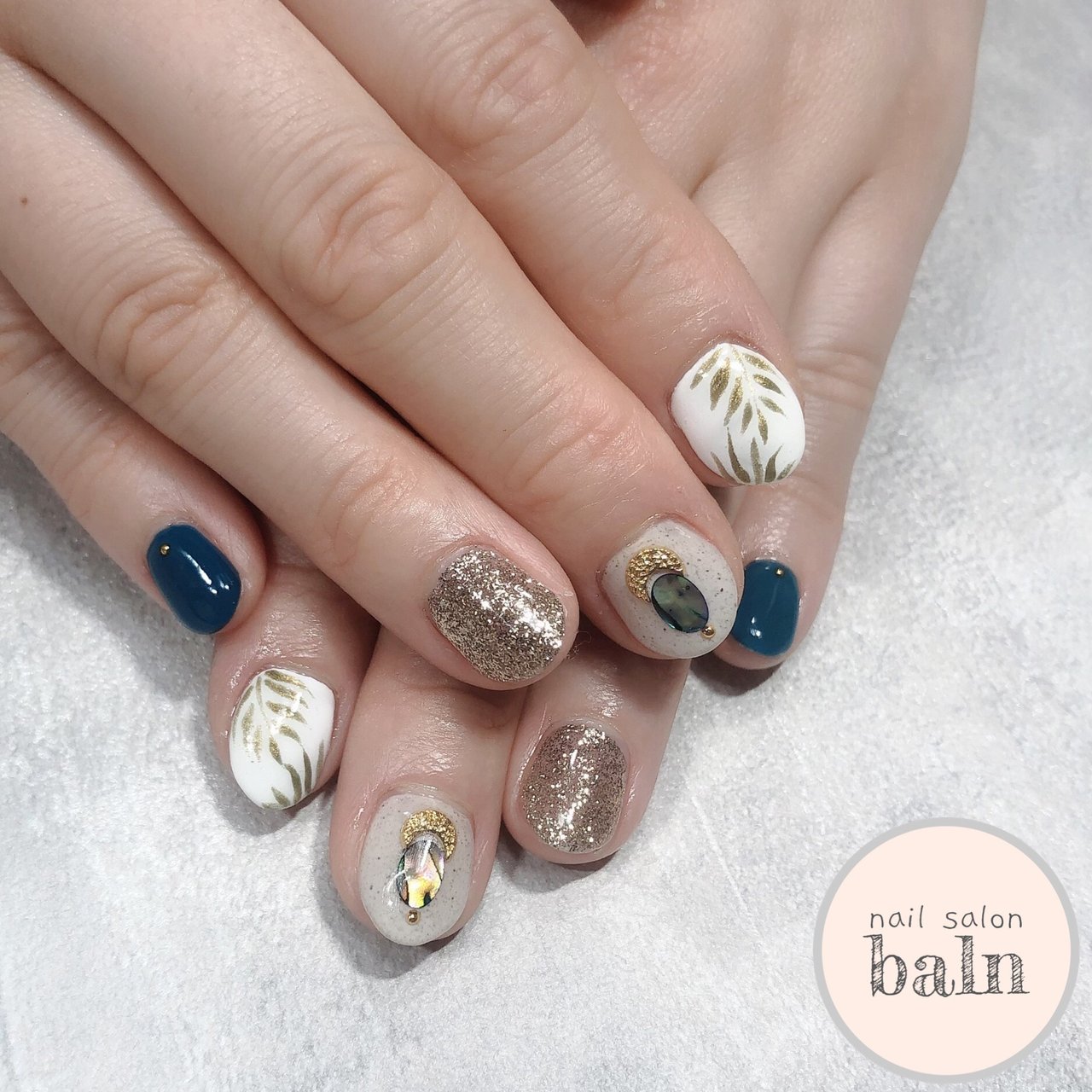 夏 リゾート オフィス デート ハンド Nail Salon Balnのネイルデザイン No ネイルブック