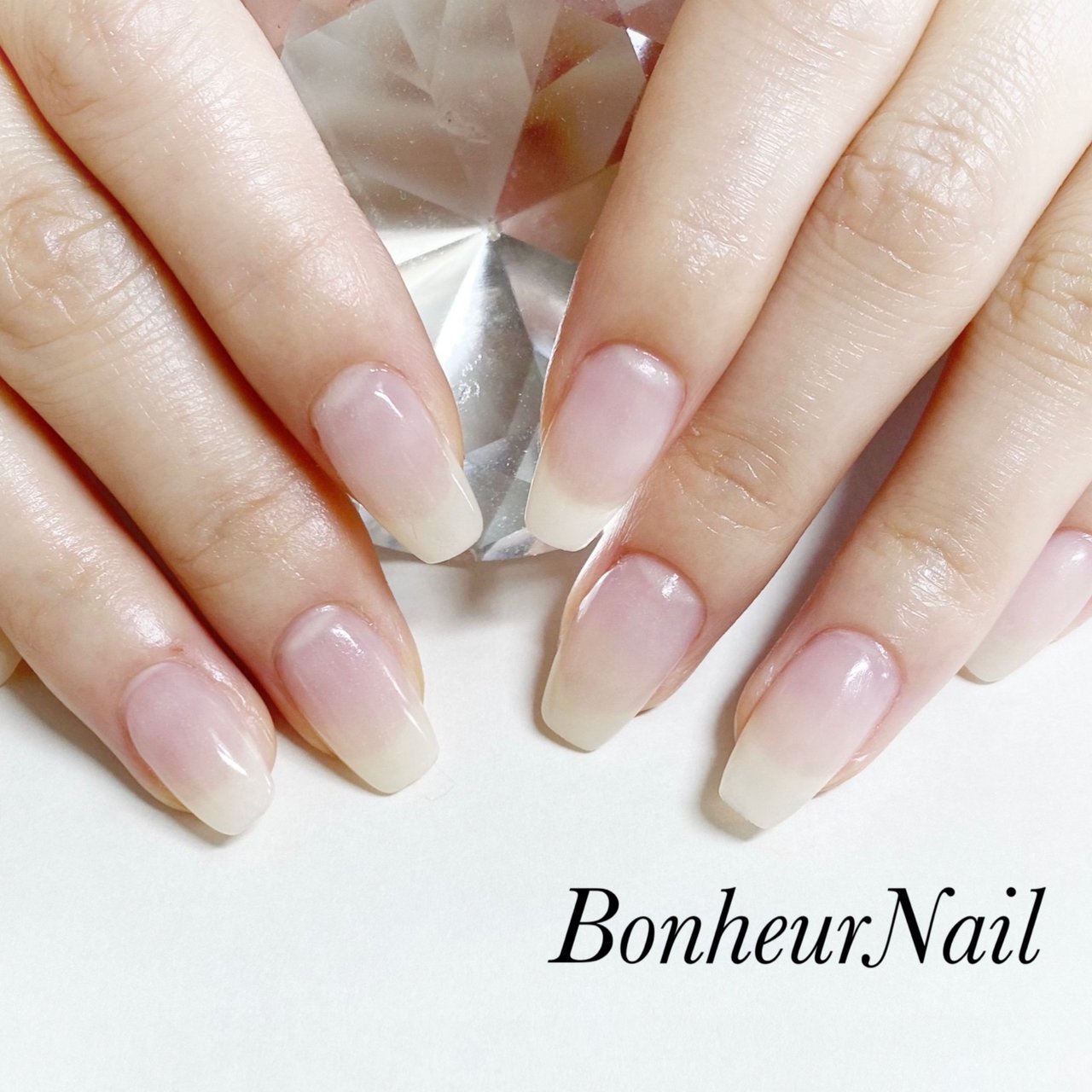 ハンド ミディアム スカルプチュア お客様 Bonheurnailのネイルデザイン No ネイルブック