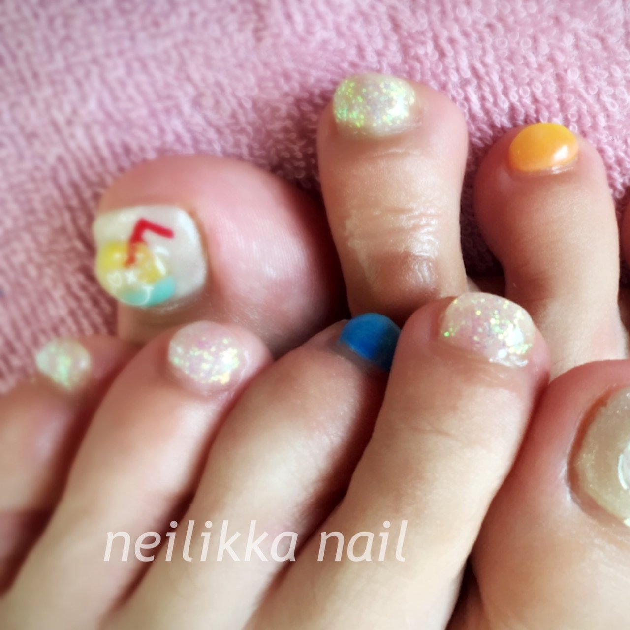 夏 七夕 海 リゾート フット Neilikka Nailのネイルデザイン No ネイルブック