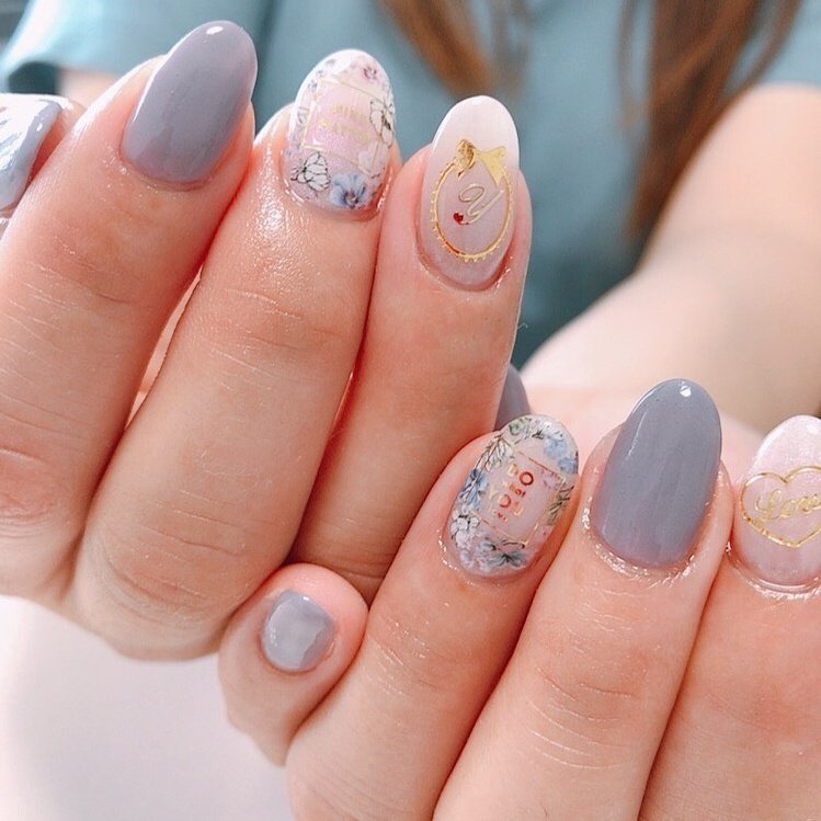 春 夏 秋 オールシーズン ハンド Nailsalon Krishnaのネイルデザイン No ネイルブック