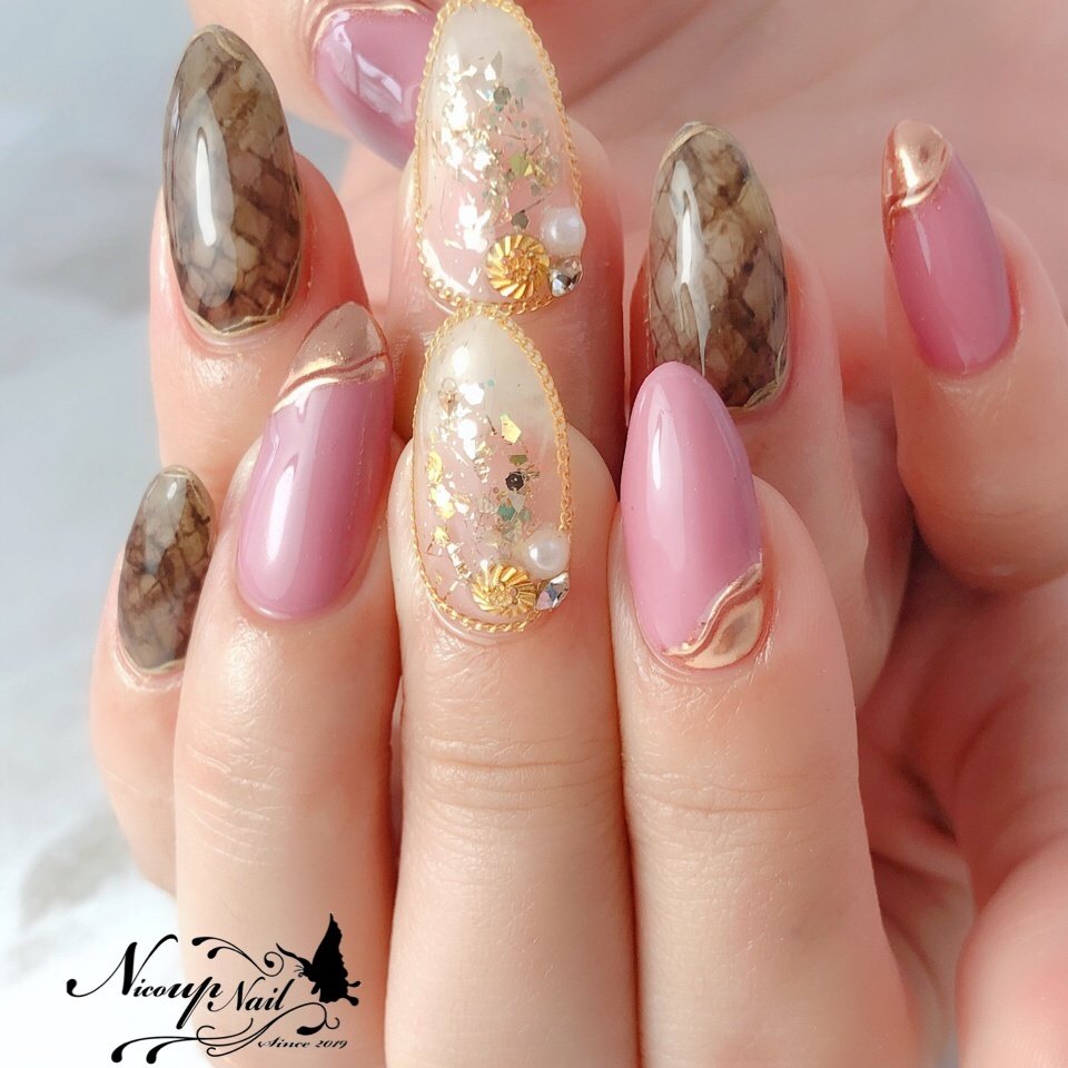 夏 オールシーズン ハンド ニュアンス ロング Nico Up Nail ニコアップネイル のネイルデザイン No ネイルブック