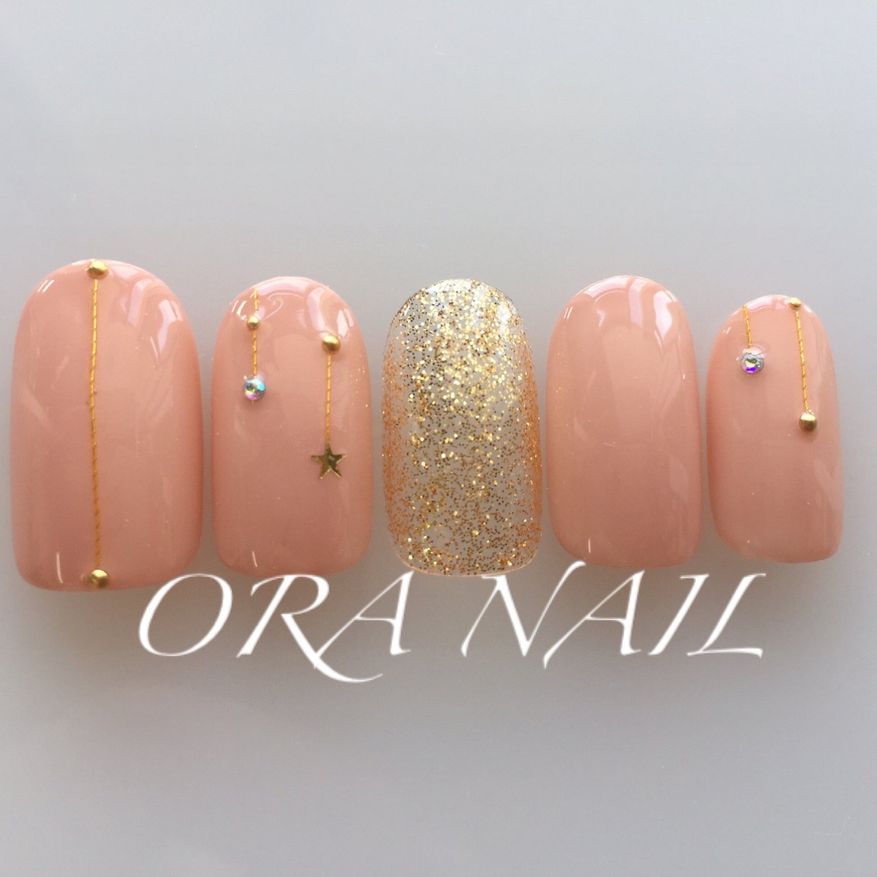 夏 オールシーズン ハンド ワンカラー 星 Ora Nail 旧soh Nail のネイルデザイン No ネイルブック