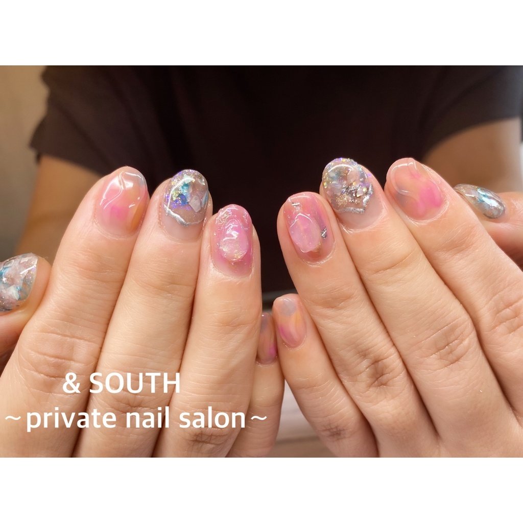 オールシーズン 七夕 海 リゾート ハンド South Private Nail Salon のネイルデザイン No ネイル ブック