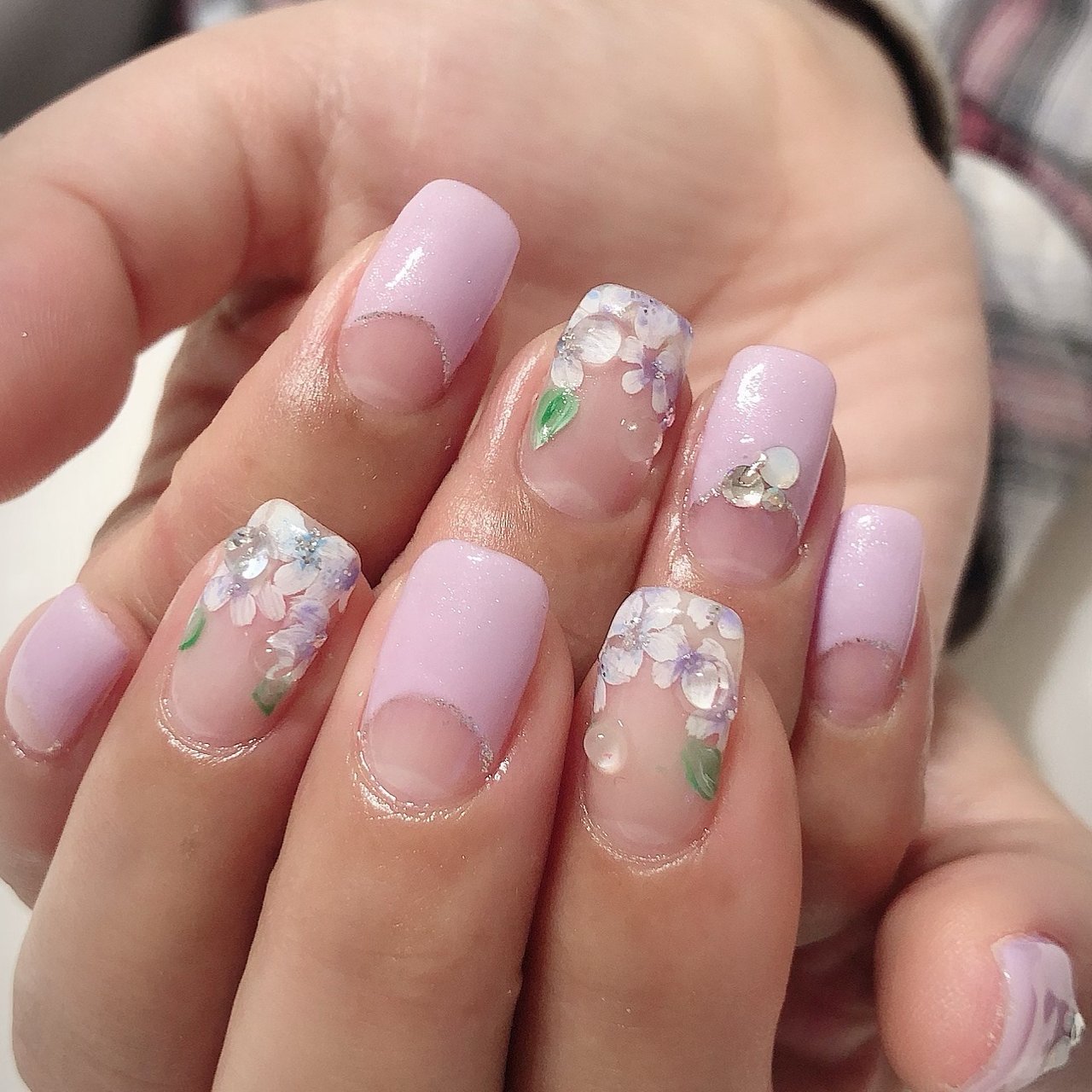 夏 梅雨 女子会 ハンド フレンチ Kupulau Nail Haruのネイルデザイン No ネイルブック