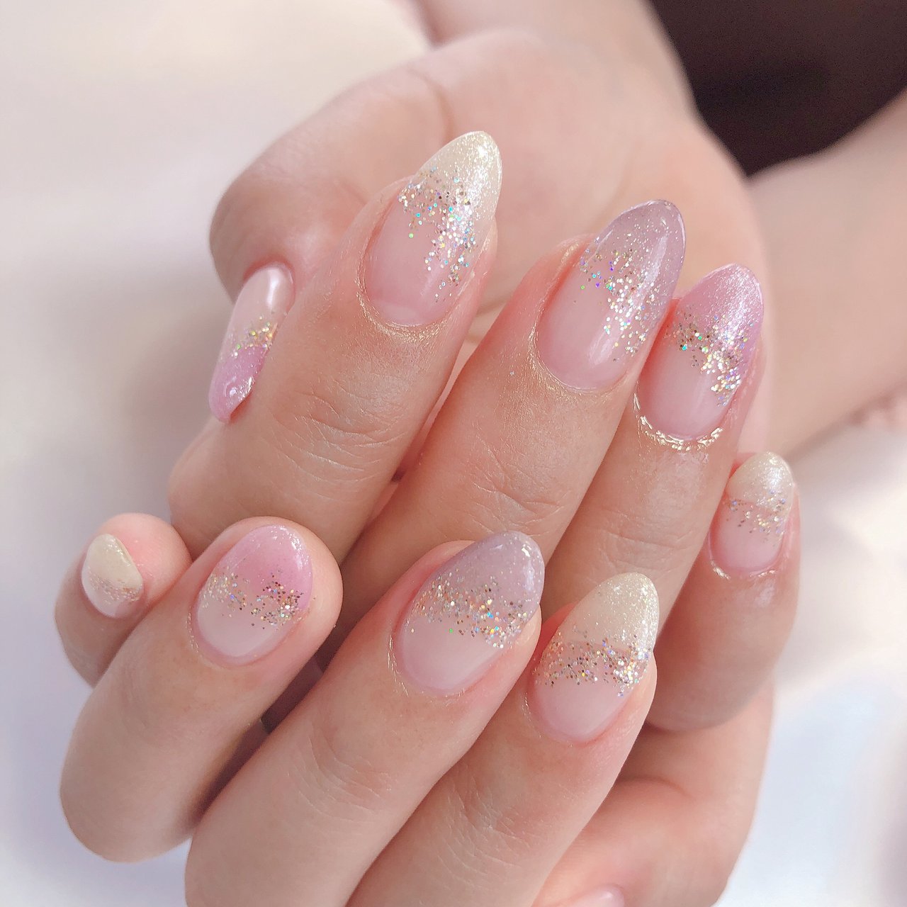 オールシーズン ハンド フレンチ ミディアム ベージュ La Flore Nailのネイルデザイン No ネイルブック