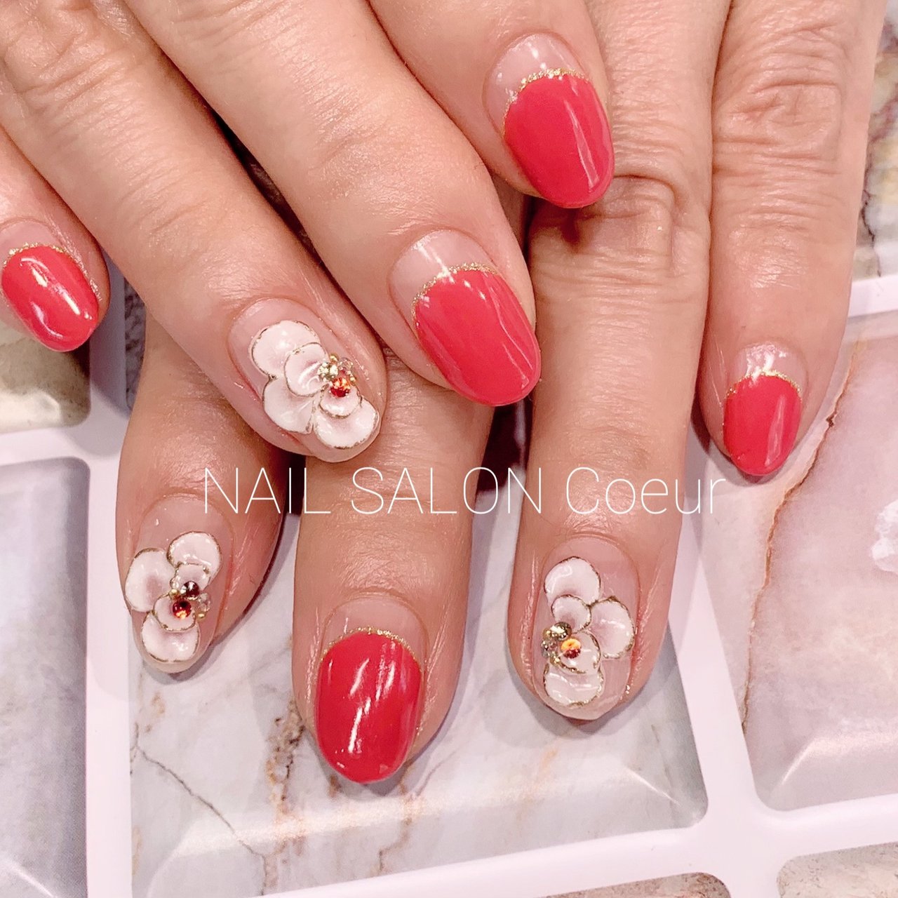 春 夏 リゾート パーティー ハンド 神田nailsalon Coeur クール のネイルデザイン No ネイルブック