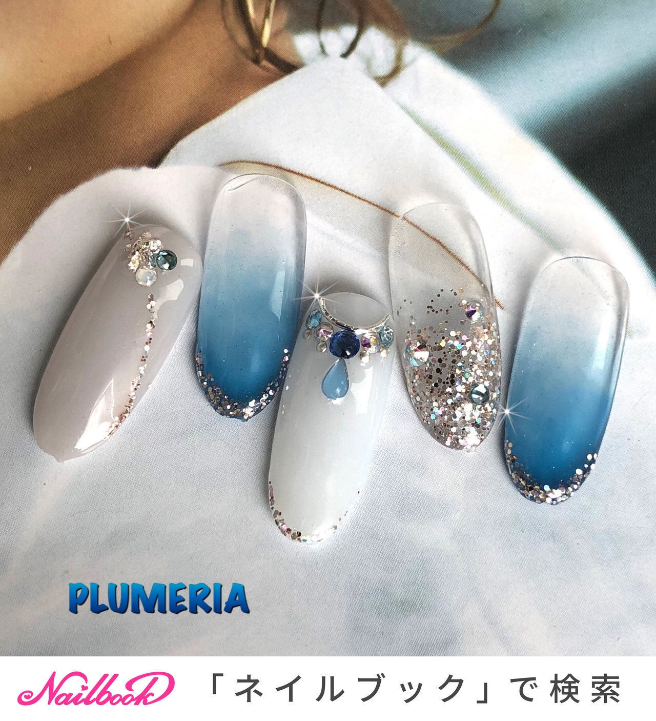 夏 海 リゾート デート ハンド Plumeria 隠れ家サロンプルメリア のネイルデザイン No ネイルブック