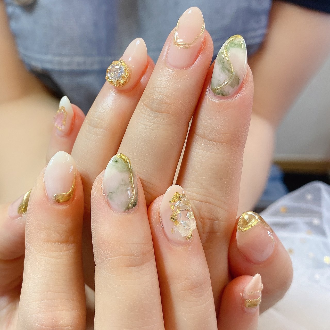 オールシーズン 旅行 オフィス ハンド ニュアンス パンダ Nail 川崎のネイルデザイン No ネイルブック