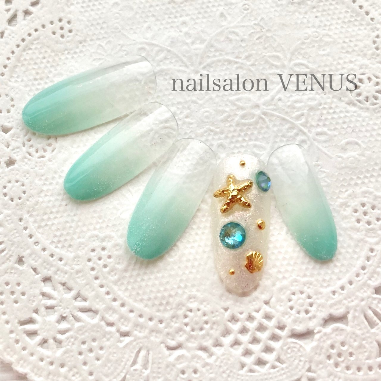 夏 海 リゾート 女子会 ハンド Nailsalon Venusのネイルデザイン No ネイルブック