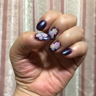 梅雨 マニキュア セルフネイルのネイルデザイン ネイルブック