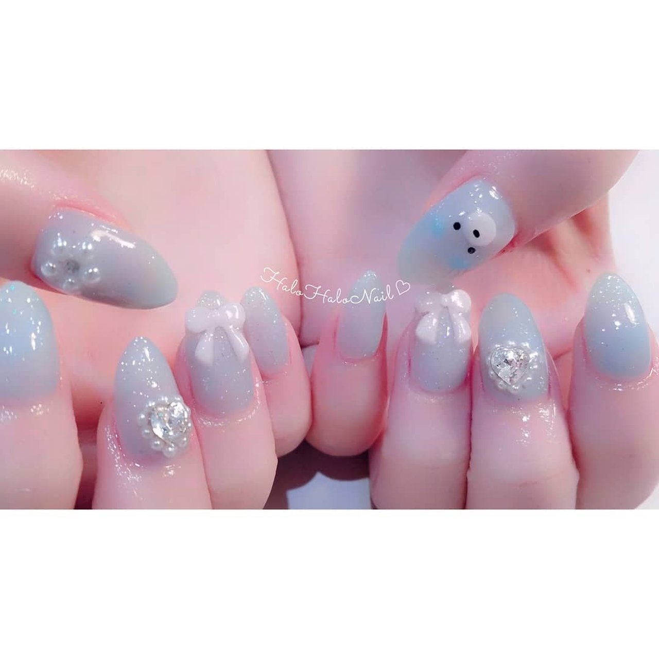 オールシーズン 成人式 梅雨 ライブ ハンド Halohalonailのネイルデザイン No ネイルブック