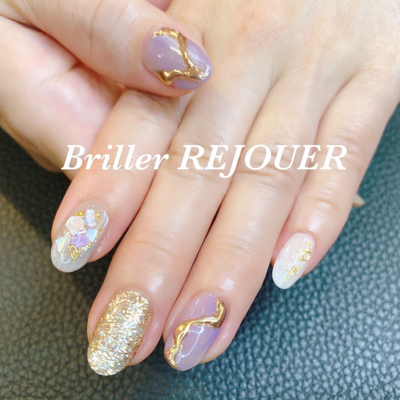 夏 オールシーズン リゾート オフィス ハンド Briller Rejouerのネイルデザイン No ネイルブック