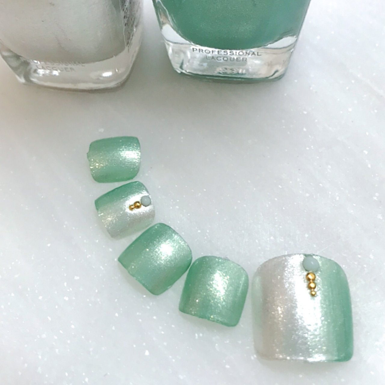 夏 海 浴衣 フット グラデーション Maki Obayashiのネイルデザイン No ネイルブック