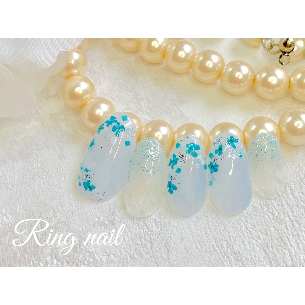 夏 オールシーズン 海 オフィス ハンド Ringnailのネイルデザイン No ネイルブック