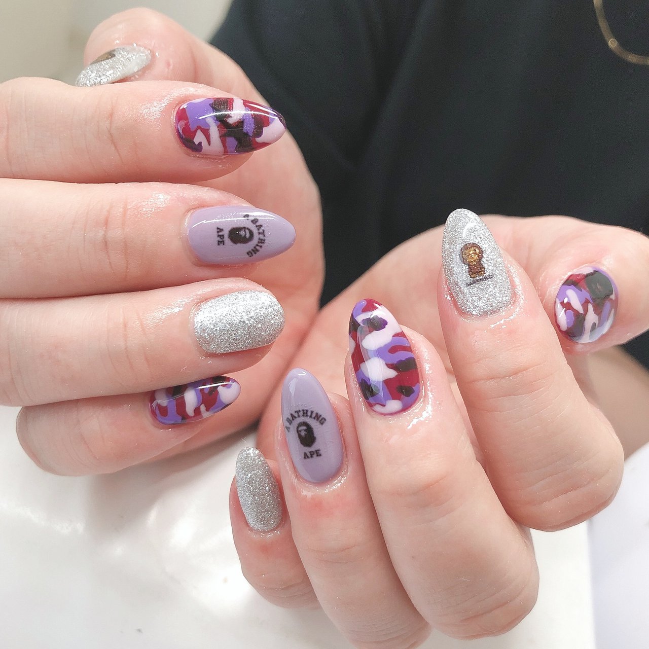 オールシーズン/ライブ/ハンド/ラメ/ワンカラー - nail salon jasmine