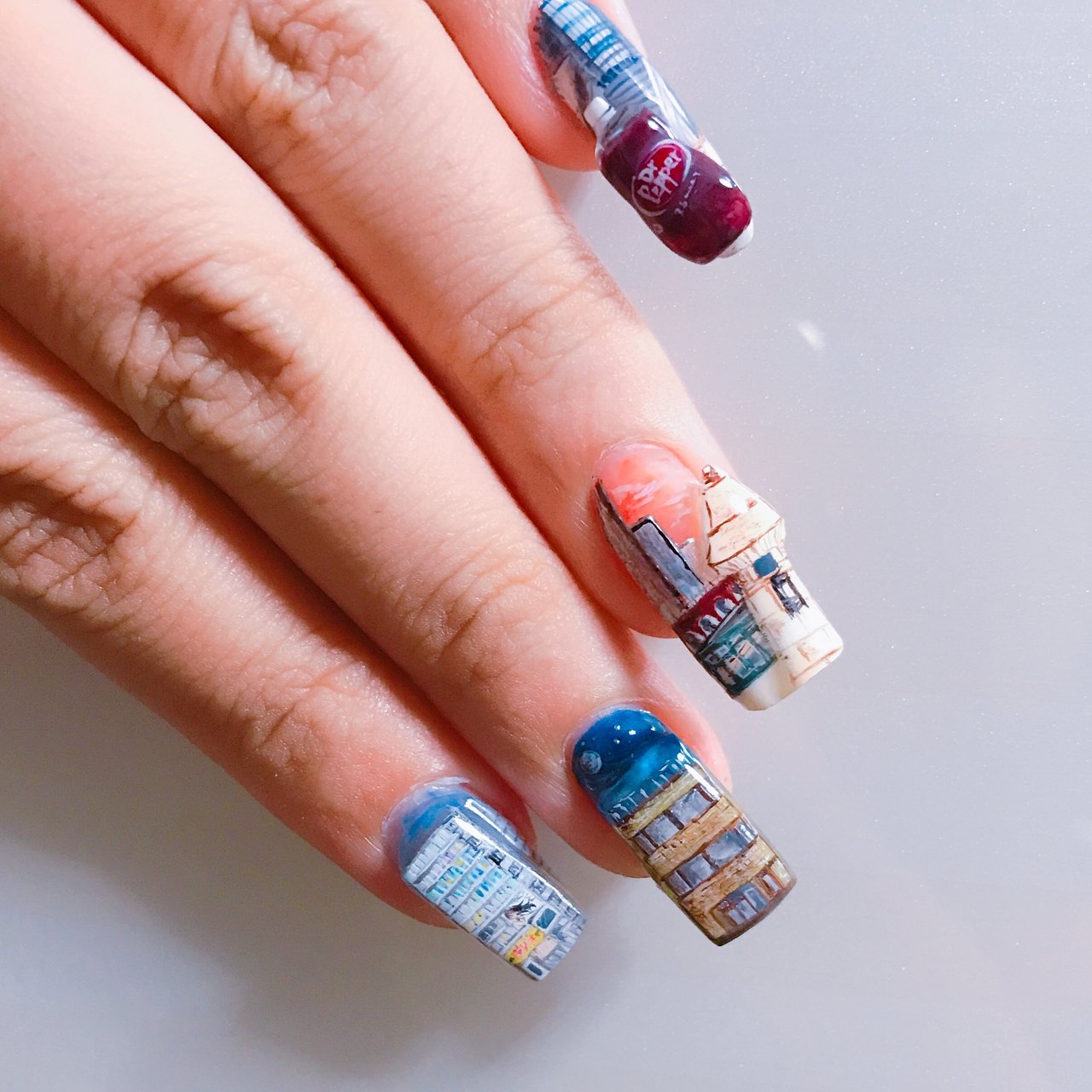 ハンド 痛ネイル ロング ジェルネイル セルフネイル ゆうのネイルデザイン No ネイルブック