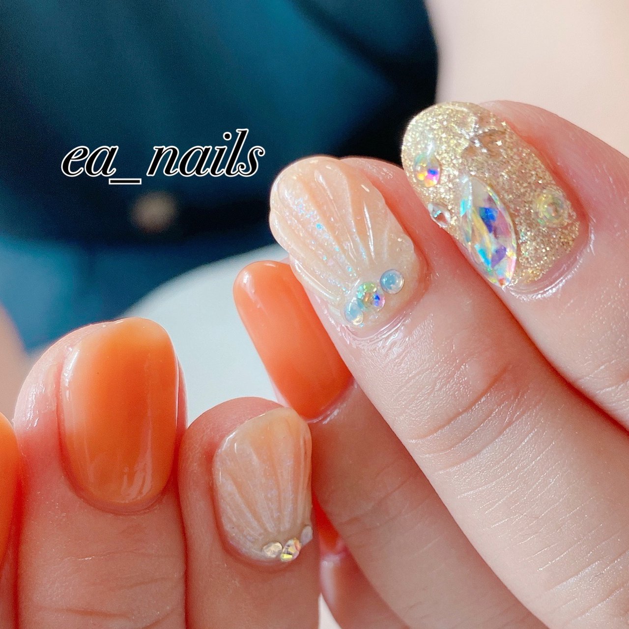 夏 旅行 海 リゾート ハンド Ea Nails Yのネイルデザイン No ネイルブック