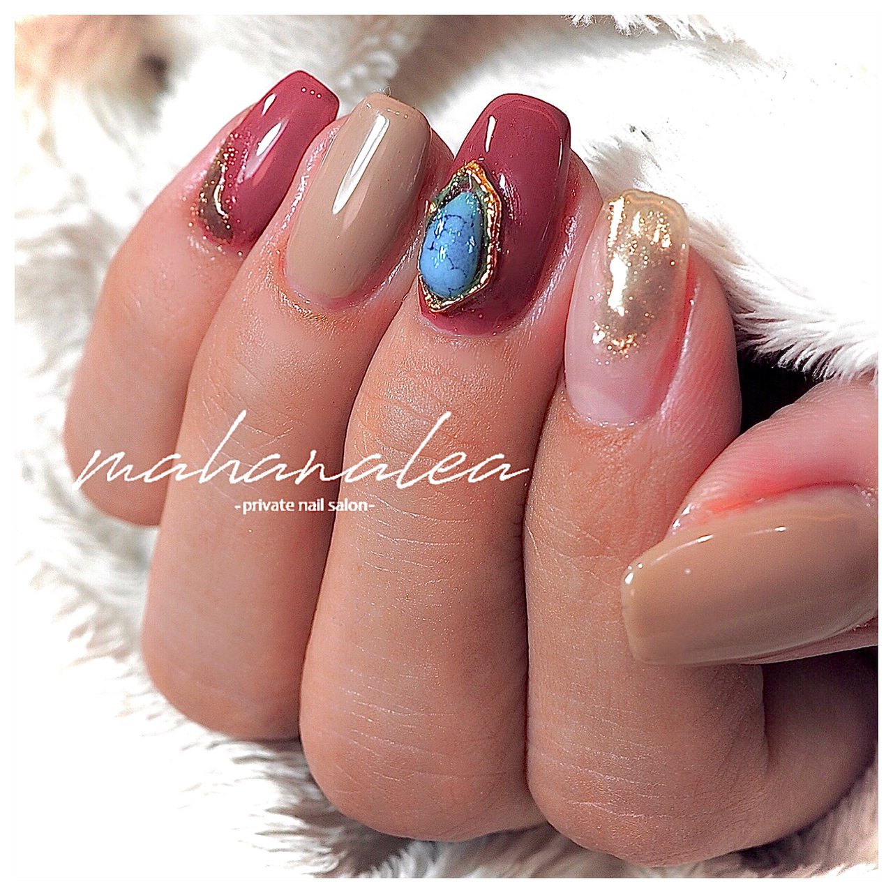 夏 海 リゾート オフィス ハンド Mahanaleanailsのネイルデザイン No ネイルブック