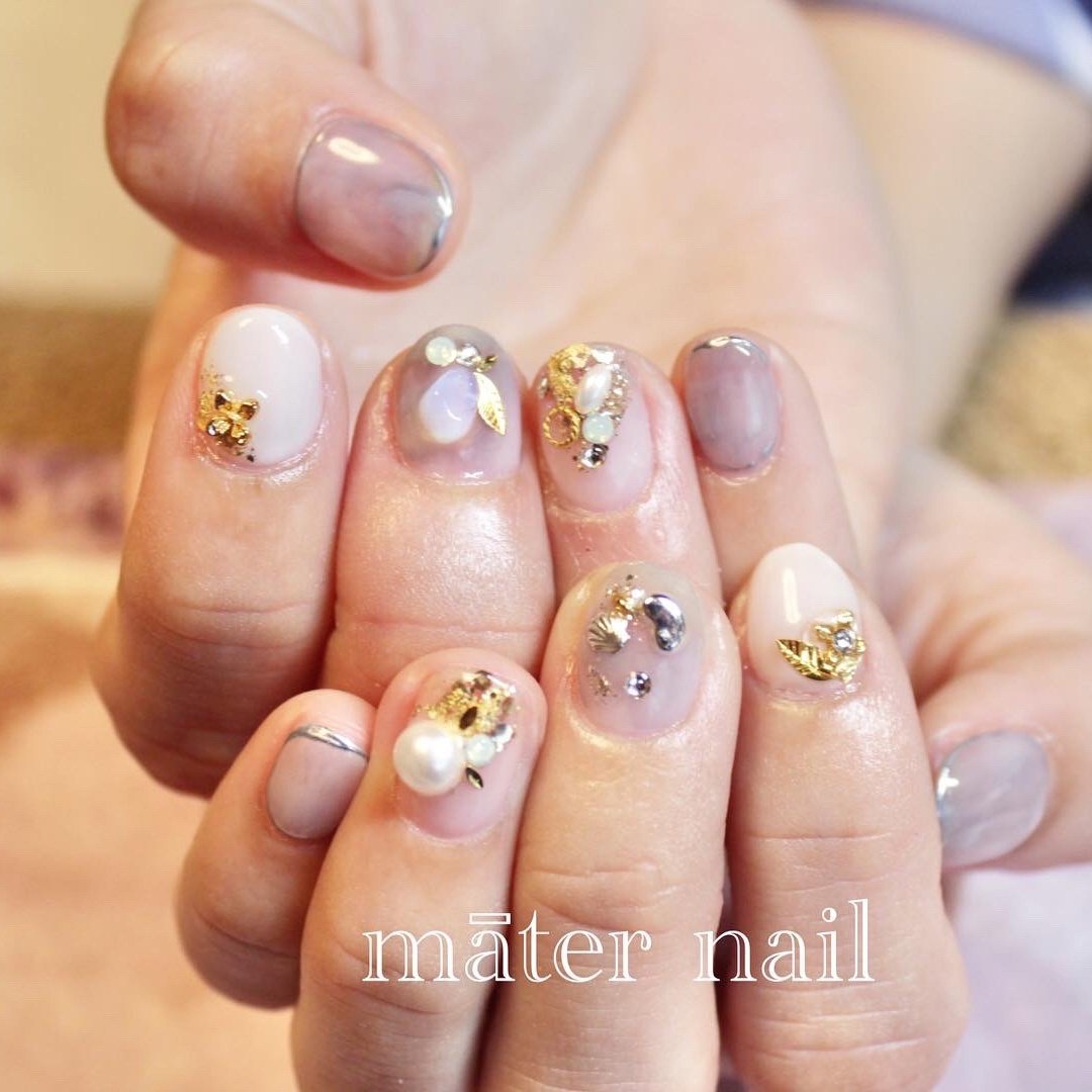 夏 梅雨 七夕 海 ハンド Maternailのネイルデザイン No ネイルブック