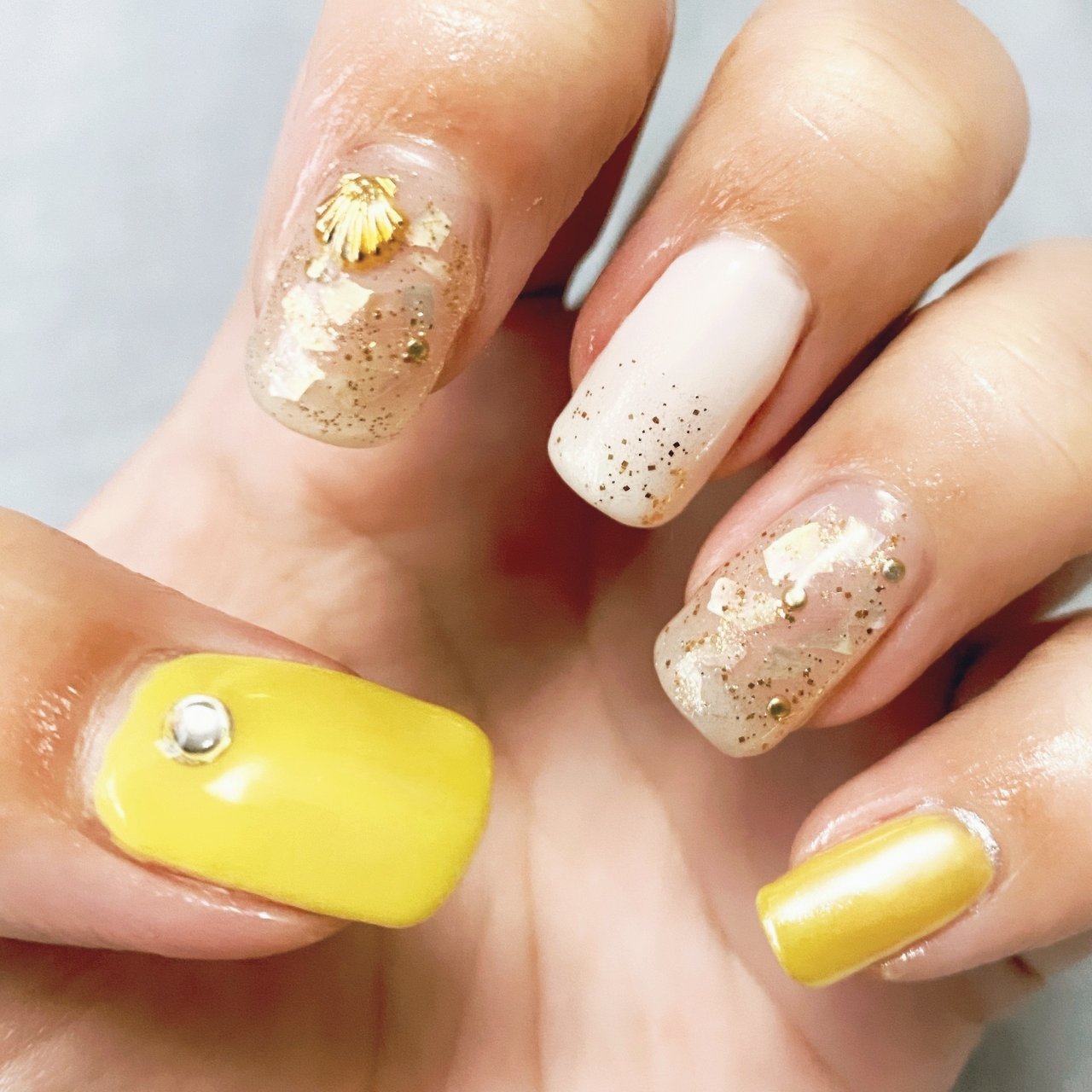 夏 海 リゾート ハンド ラメ Misawoのネイルデザイン No ネイルブック